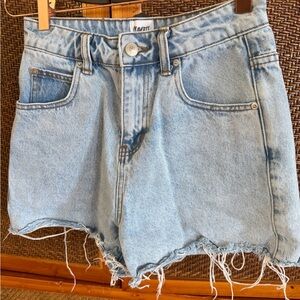 Princess Polly Light Blue Jean Shorts